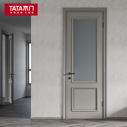 TATA木门 JO028B 简约卧室门套装 房间门 油漆门 单开门