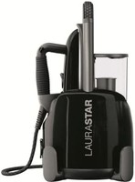 Laurastar Lift Plus Ultimate Black、可去除褶皱、熨烫和清洁衣物的三合一熨烫台、卫生蒸汽、自动卷线器、Alu-3D 底板、垂直熨烫、可拆卸水箱