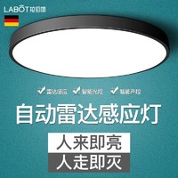 拉伯塔 智能感应吸顶灯家用雷达人体感应LED走廊灯具楼梯入户玄关声控灯