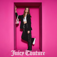 Juicy Couture 橘滋 女款绣花连帽针织外套 620123SS4240V099