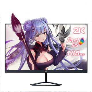 PLUS会员：ViewSonic 优派 VX2758 27英寸 IPS 显示器（2560×1440、185Hz、100%sRGB、HDR10）