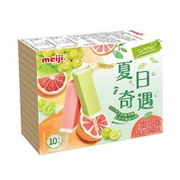 meiji 明治 雪糕芝芝西柚、芝芝葡萄46g*10支彩盒装冰淇淋