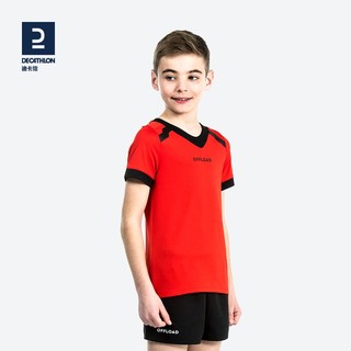迪卡侬短袖运动T恤儿童上衣跑步训练健身服Rugby IVO7