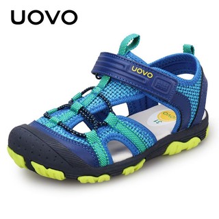 UOVO 优沃 儿童凉鞋2020新款男童凉鞋夏季包头宝宝沙滩鞋中小童童鞋潮