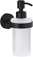 tesa® MOON BLACK 皂液器,,200毫升 - 适用于工业风格和现代 ,包括粘合剂溶液 - 171 毫米 x 70  x 119