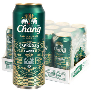 Chang 象牌 泰国进口chang泰象牌啤酒咖啡拉格490ml瓶装罐大象咖啡风味啤酒