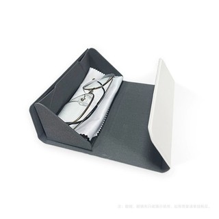 ZEISS 蔡司 便携轻薄 简约白色、黑色折叠眼镜皮盒
