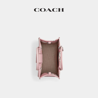 COACH 蔻驰 女士牛皮革斜挎包 CK388_LHVVR 粉红色 迷你