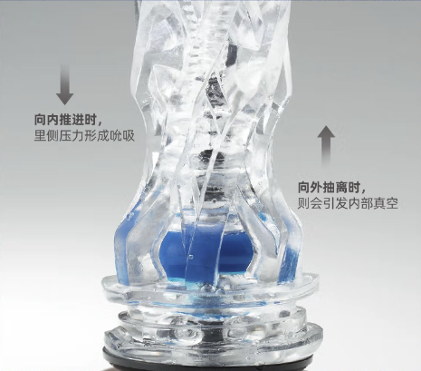 一起探索未知的“世界”：TENGA 典雅 TAH-002 AERO 单通道手动飞机杯  Cobalt Ring 钴蓝