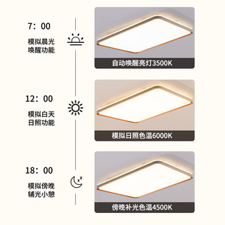 京东京造 客厅吸顶灯led 卧室书房餐厅 灯具套餐 米家智控 星迹系