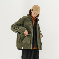 22年秋新潮牌日系工装外套款设计感原创设计夹克男女 XL 军绿色