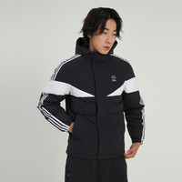 阿迪达斯 adidas冬季新款时尚百搭男女款梭织羽绒服保暖外套运动休闲男装女装 XL 黑