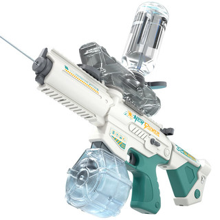FERSOAR 手自一体水枪 电动吸水连发呲水枪儿童户外戏水玩具CP9001 外置倍镜