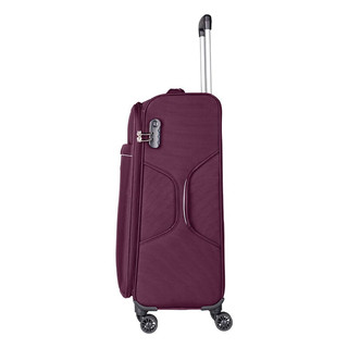 WEPLUS唯加旅行箱行李箱布箱大容量经典简约商务轮密码锁登机WP750 紫红色 20英寸