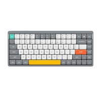 NuPhy Air75 三模无线机械键盘 84键 佳达隆矮红轴 RGB 灰色
