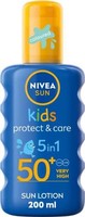 NIVEA 妮维雅 太阳防晒带增强配方适用于儿童 , 光线保护系数50 + , 儿童保护 & 护理
