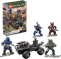 MEGA BLOKS 美高 MEGA 美高 Halo UNSC Gungoose Gambit Attack Vehicle Halo Infinite 拼搭套装，男孩拼搭玩具