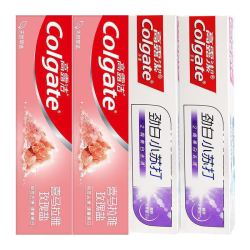 【省45.24元】高露洁牙膏_Colgate 高露洁 喜马玫瑰粉盐115g*2支+劲白小苏打120g*2支多少钱-什么值得买