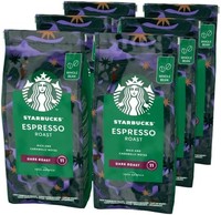 STARBUCKS 星巴克 Espresso Roast 深度烘培 全豆咖啡豆，200 克 (6 件装)