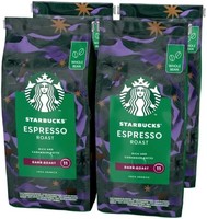 STARBUCKS 星巴克 浓缩咖啡烘焙全咖啡豆，深度烘焙（4 x 450 克）