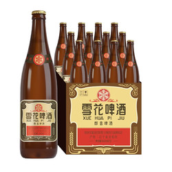 SNOWBEER 雪花 经典沈阳老雪 640ml*12瓶 整箱装