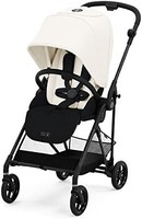 cybex MELIO CARBON（2023 年新款）纯棉白色 JP 超轻婴儿车 携带轻便 轻推 轻多了