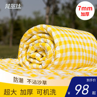 梵尔仕 户外加厚7mm野餐垫防潮垫春游垫子便携加大郊游野炊露营帐篷地垫