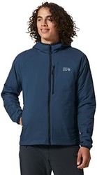 MOUNTAIN HARDWEAR 山浩 男士 Kor Strata 连帽衫，适合登山、背包旅行和滑雪 | 隔热、防风和防水