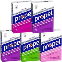 Propel Powder Packets 补充剂，四种口味包装，含电解质、维生素，无糖(50粒)