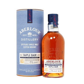 88VIP：Aberlour 亚伯乐 三桶 单一麦芽 苏格兰威士忌 700ml 礼盒装
