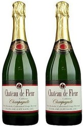 Chateau De Fleur 无酒精气泡酒香槟替代品（2 件）