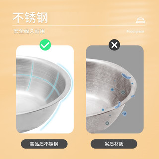 HELLOJOY 狗碗狗盆狗食盆猫碗宠物碗 黄色小熊小号