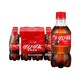 可口可乐 碳酸饮料汽水 可乐含糖 300ML*12瓶
