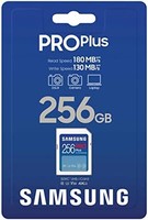 三星 PRO Plus 全尺寸 256GB SDXC 存储卡,高达 180 MB/s