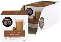 Nestlé 雀巢 Nestle 雀巢 DOLCE GUSTO 牛奶咖啡 脱因咖啡, 16个 (3盒装- 共48个, 48 份)