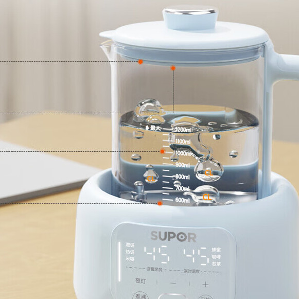 SUPOR 苏泊尔 婴儿调奶器 恒温壶天蓝色 1.2L