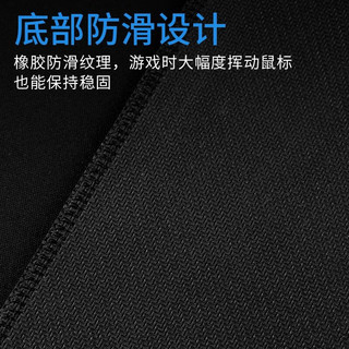 罗技鼠标垫超大锁边男生电竞游戏RNG桌垫细粗面办公键盘垫大小号 G标经典鼠标垫细面 300*250*3mm