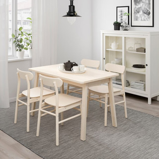 IKEA 宜家 NORRÅKER 诺鲁克 桌子 125x74 桦木