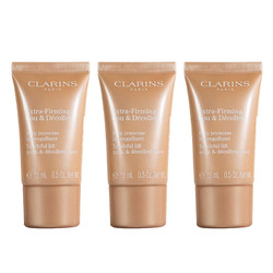 CLARINS 娇韵诗 焕颜弹力颈霜15mll*3（中小样，介意慎拍）