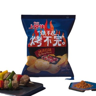 Oishi 上好佳 田园薯片 烤肉口味 80g