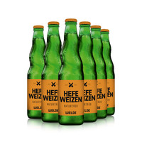 WELDE 唯德德国进口精酿啤酒原瓶小麦白啤中浓度麦芽500ml 5.2%