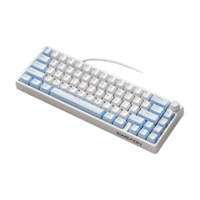 EWEADN 前行者 C65 v2 67键 有线机械键盘 蓝白 佳达隆G银PRO3.0 白光 8键热插拔款