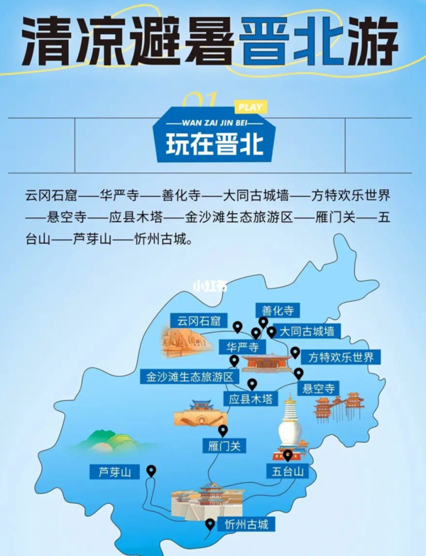 暑假旅游尾单：高铁单程价去 被低估的旅行大省！上海太原双飞6日自由行含1晚住宿+机建行李全含