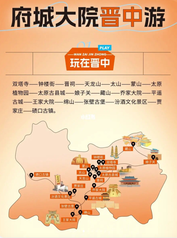 暑假旅游尾单：高铁单程价去 被低估的旅行大省！上海太原双飞6日自由行含1晚住宿+机建行李全含