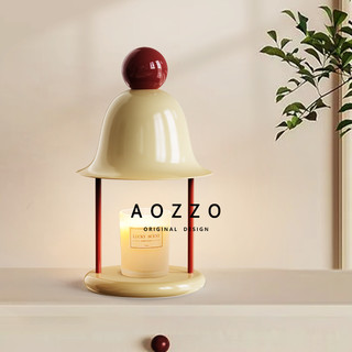 AOZZO 奥朵 铃铛床头装饰融蜡灯创意礼物无明火香薰蜡烛氛围卧室熔蜡台灯