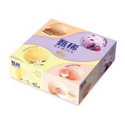 yili 伊利 冰淇淋甄稀四联杯提拉米苏味葡萄白桃乌龙90g*4杯