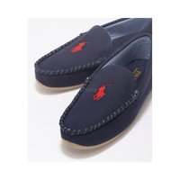 韩国直邮Polo Ralphlauren休闲鞋男女同款海军蓝色一脚蹬简约时尚