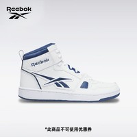 Reebok 锐步 官方2022新款男女鞋GX6077中帮篮球鞋 41 GX6077-白/蓝