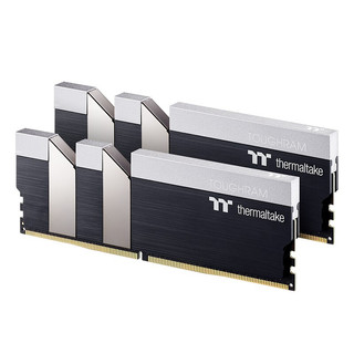 Thermaltake 曜越 钢影 TOUGHRAM DDR4 4400MHz 台式机内存 马甲条 黑色 16GB 8GBx2 R017D408GX2-4400C19A