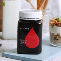 Mizland 蜜滋兰 新西兰原装进口 天然纯正野生三叶草蜂蜜 500G（每瓶赠木勺1个）